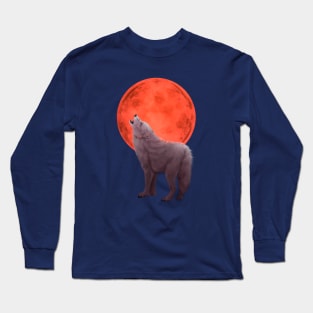 Red Moon Long Sleeve T-Shirt